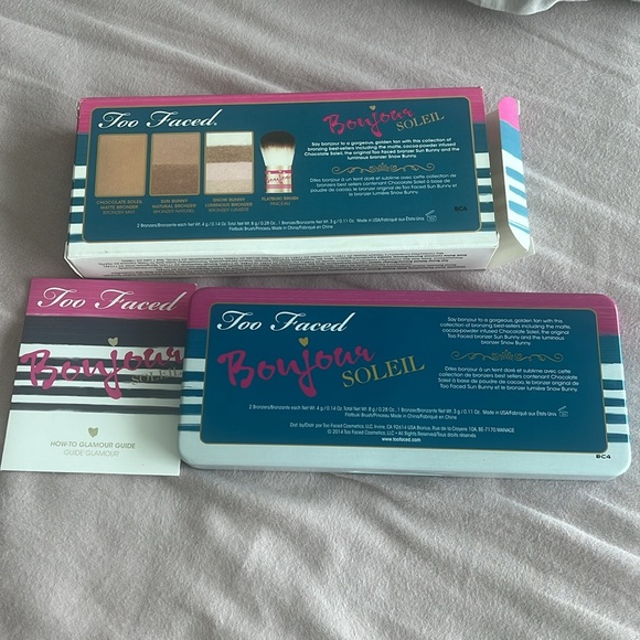 NWT: Too Faced Bonjour Soleil limited edition bronzer set - Picture 4 of 4
